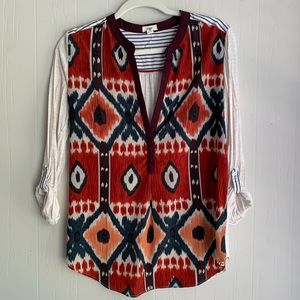 Anthropology V-neck Blouse